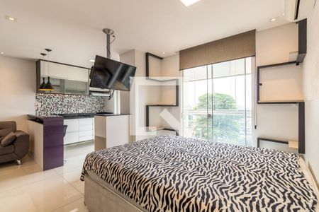 Sala, Quarto e Cozinha de kitnet/studio para alugar com 1 quarto, 39m² em Vila Augusta, Guarulhos