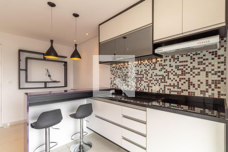 Sala, Quarto e Cozinha de kitnet/studio para alugar com 1 quarto, 39m² em Vila Augusta, Guarulhos