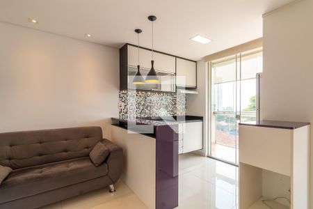 Sala, Quarto e Cozinha de kitnet/studio para alugar com 1 quarto, 39m² em Vila Augusta, Guarulhos