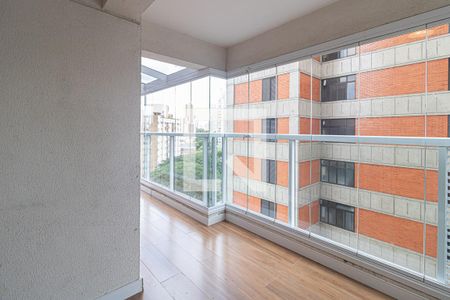 Varanda da Sala de apartamento à venda com 2 quartos, 72m² em Vila Anglo Brasileira, São Paulo