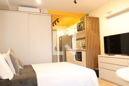 sala/quarto de kitnet/studio à venda com 1 quarto, 27m² em Vila Clementino, São Paulo