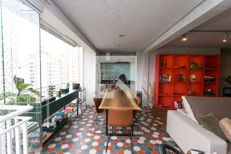 Varanda da Sala de apartamento para alugar com 2 quartos, 104m² em Vila Suzana, São Paulo