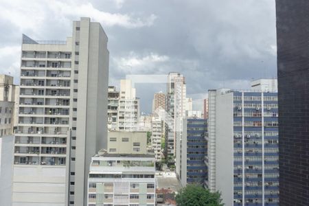 Vista da Sacada de kitnet/studio à venda com 1 quarto, 48m² em Bela Vista, São Paulo