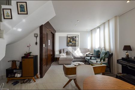 Sala  de apartamento para alugar com 4 quartos, 480m² em Carmo, Belo Horizonte