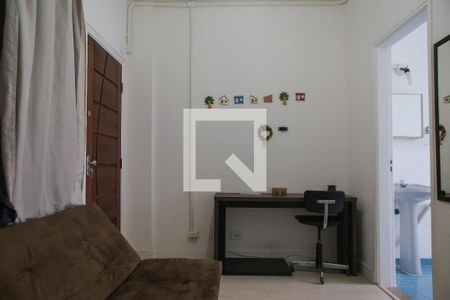 Sala de apartamento para alugar com 1 quarto, 40m² em José Menino, Santos