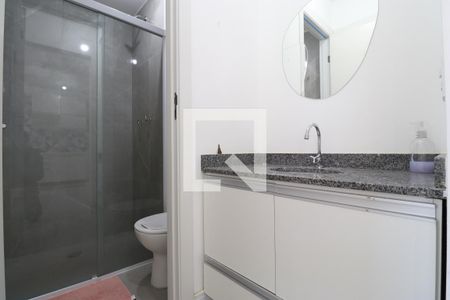 Banheiro de apartamento para alugar com 1 quarto, 31m² em Várzea da Barra Funda, São Paulo