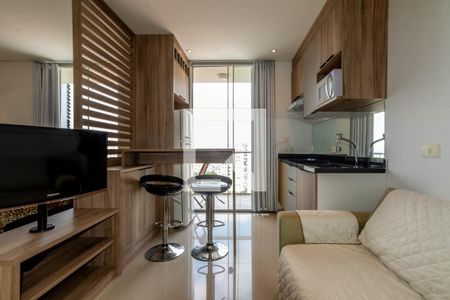 Sala/Cozinha de kitnet/studio para alugar com 1 quarto, 39m² em Vila Augusta, Guarulhos