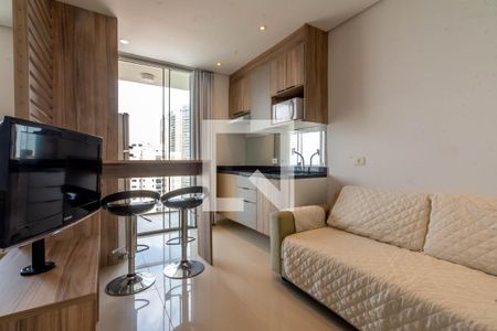 Sala/Cozinha de kitnet/studio para alugar com 1 quarto, 39m² em Vila Augusta, Guarulhos