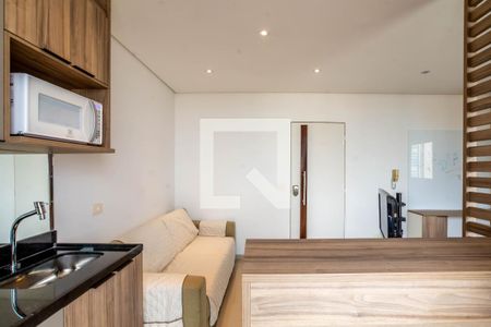 Sala/Cozinha de kitnet/studio para alugar com 1 quarto, 39m² em Vila Augusta, Guarulhos