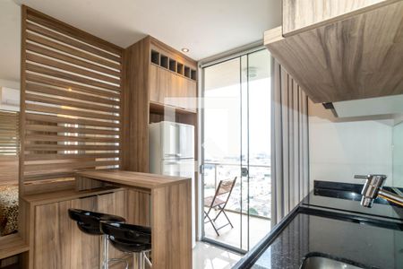 Cozinha de kitnet/studio para alugar com 1 quarto, 39m² em Vila Augusta, Guarulhos
