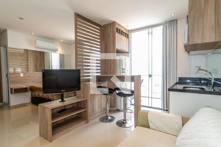 Sala/Cozinha de kitnet/studio para alugar com 1 quarto, 39m² em Vila Augusta, Guarulhos