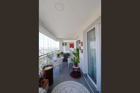 Varanda da Sala de apartamento à venda com 2 quartos, 87m² em Jardim Caboré, São Paulo