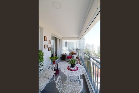 Varanda da Sala de apartamento à venda com 2 quartos, 87m² em Jardim Caboré, São Paulo