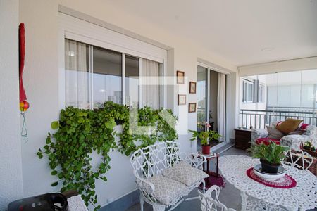 Varanda da Sala de apartamento à venda com 2 quartos, 87m² em Jardim Caboré, São Paulo