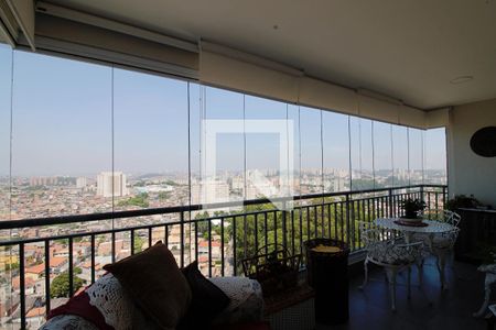 Varanda da Sala de apartamento à venda com 2 quartos, 87m² em Jardim Caboré, São Paulo