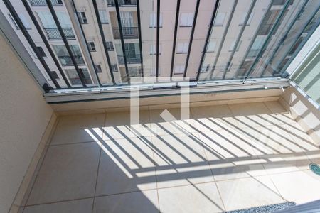 Varanda da sala  de apartamento à venda com 2 quartos, 55m² em Conceição, Diadema