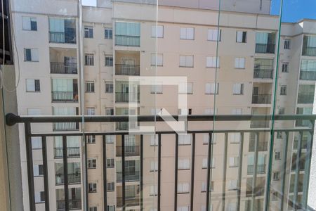 Varanda da sala  de apartamento à venda com 2 quartos, 55m² em Conceição, Diadema