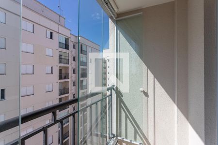 Varanda da sala  de apartamento à venda com 2 quartos, 55m² em Conceição, Diadema