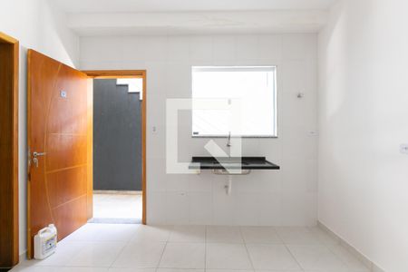 Sala / Cozinha de apartamento à venda com 2 quartos, 40m² em Vila Campanela, São Paulo