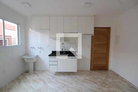 Sala/Cozinha de apartamento para alugar com 1 quarto, 33m² em Vila Macedópolis, São Paulo