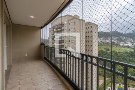Varanda da Sala de apartamento para alugar com 3 quartos, 139m² em Tamboré, Santana de Parnaíba
