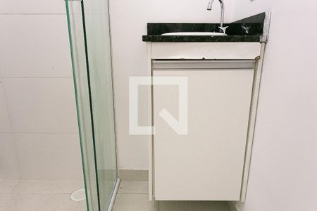 Banheiro Social de kitnet/studio para alugar com 1 quarto, 28m² em Vila Formosa, São Paulo