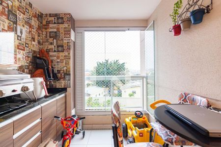 Varanda  de apartamento à venda com 2 quartos, 54m² em Vila Osasco, Osasco