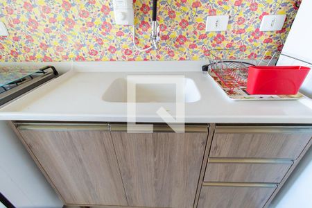 Apartamento para alugar com 51m², 2 quartos e 1 vagaDetalhe da cozinha