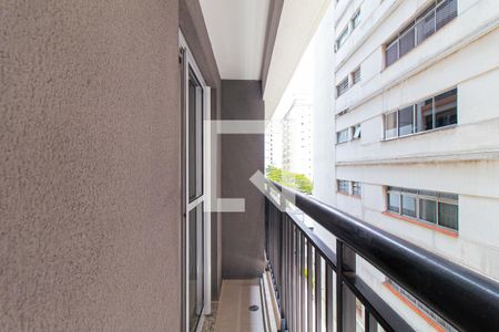 Sacada de kitnet/studio para alugar com 1 quarto, 26m² em Paraíso, São Paulo