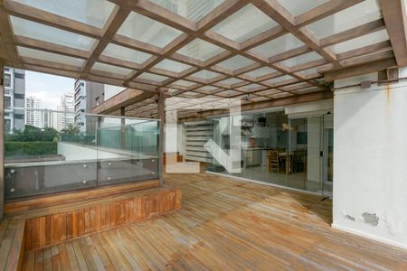 Varanda de apartamento à venda com 4 quartos, 355m² em Brooklin, São Paulo