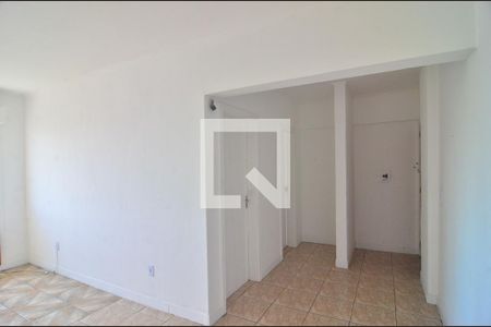 Sala e dormitório de kitnet/studio à venda com 1 quarto, 36m² em Centro, Canoas