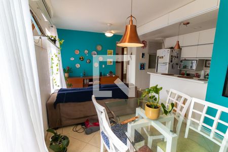 Sala de apartamento à venda com 1 quarto, 48m² em Riachuelo, Rio de Janeiro