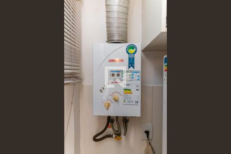 Apartamento à venda com 48m², 1 quarto e sem vaga Apartamento à venda com 48m², 1 quarto e sem vagaCozinha Americana - Aquecedor