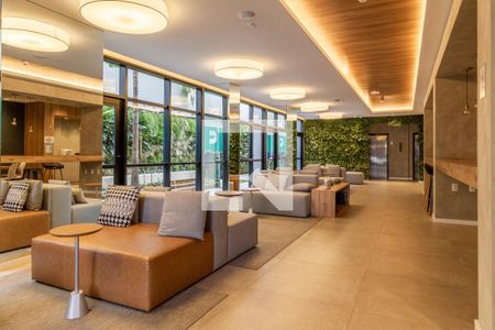 Studio para alugar com 25m², 1 quarto e sem vagaHall Social