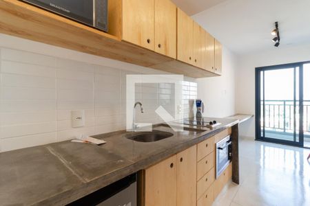 Studio para alugar com 25m², 1 quarto e sem vagaCozinha