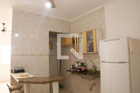 Sala/Cozinha de kitnet/studio para alugar com 1 quarto, 28m² em Jardim Melvi, Praia Grande