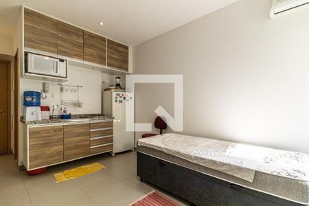 Studio - Cama de kitnet/studio para alugar com 1 quarto, 20m² em República, São Paulo