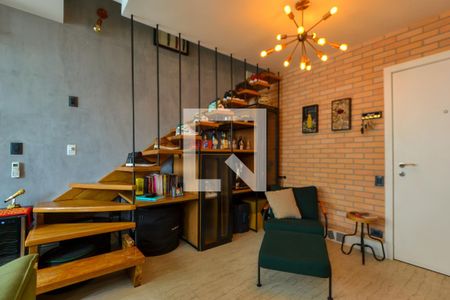 Sala de apartamento para alugar com 1 quarto, 63m² em Paraíso, São Paulo