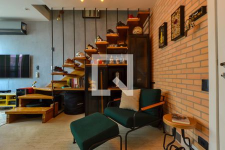 Sala de apartamento para alugar com 1 quarto, 63m² em Paraíso, São Paulo