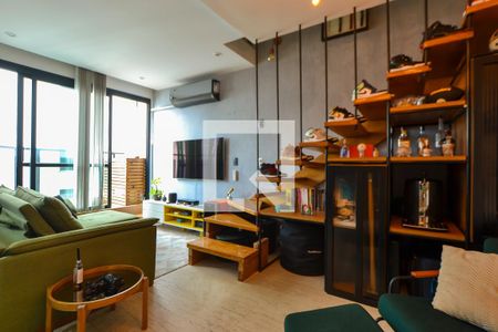 Sala de apartamento para alugar com 1 quarto, 63m² em Paraíso, São Paulo