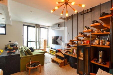Sala de apartamento para alugar com 1 quarto, 63m² em Paraíso, São Paulo