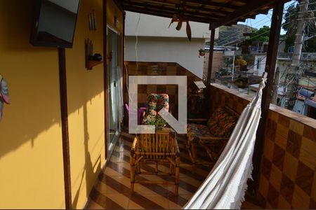Varanda da Sala de casa de condomínio à venda com 2 quartos, 160m² em Taquara, Rio de Janeiro