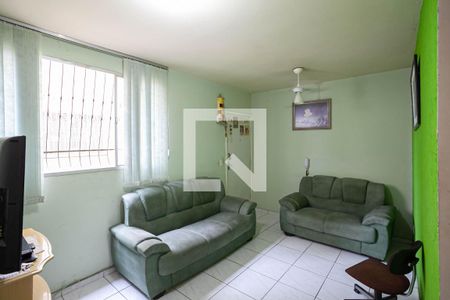 Sala  de apartamento à venda com 2 quartos, 51m² em Letícia, Belo Horizonte