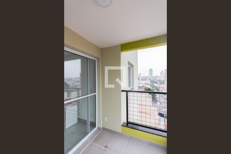 Varanda da Sala de apartamento para alugar com 2 quartos, 53m² em Vila Sao Pedro, Santo André