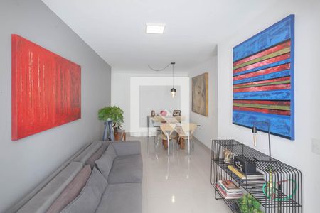 Sala  de apartamento à venda com 3 quartos, 75m² em Paquetá, Belo Horizonte