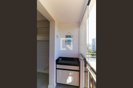 Varanda da Sala de apartamento para alugar com 2 quartos, 47m² em Vila Andrade, São Paulo