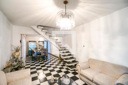 Sala de estar de casa à venda com 3 quartos, 380m² em Parque São Jorge, São Paulo