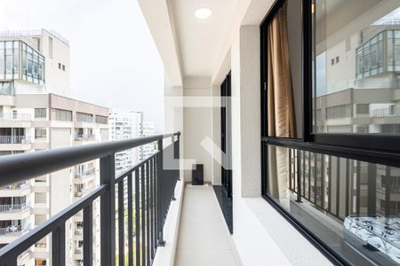 Varanda da Sala de apartamento para alugar com 1 quarto, 30m² em Sumaré, São Paulo