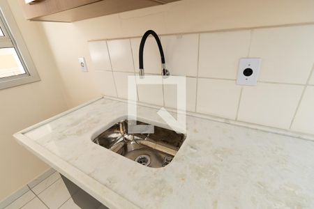 Apartamento para alugar com 60m², 2 quartos e 1 vagaDetalhe da cozinha