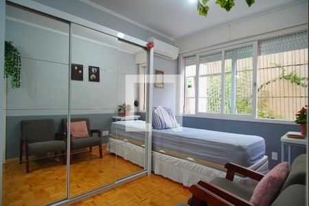 Sala_Quarto de apartamento à venda com 1 quarto, 31m² em Independência, Porto Alegre